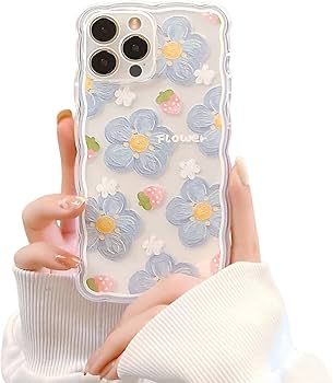 Amazon.com: EYZUTAK Flower Case for iPhone 15 Pro Max, Cute